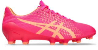 Men s MENACE 4 Hot Pink Bright Sunstone Football ASICS