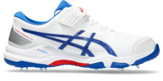 SPEED MENACE FF Men White/Tuna Blue Mens Cricket Shoes ASICS