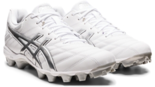 Men s GEL LETHAL 19 White Pure Silver Football ASICS Australia