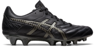 Black asics store football boots