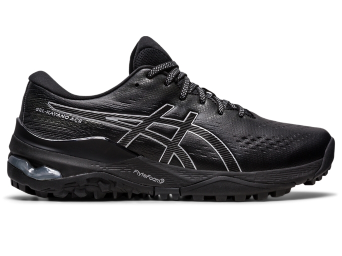 Men s GEL KAYANO ACE Black Black Golf Shoes ASICS