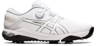 Men s GEL COURSE DUO BOA White Black Golf Shoes ASICS