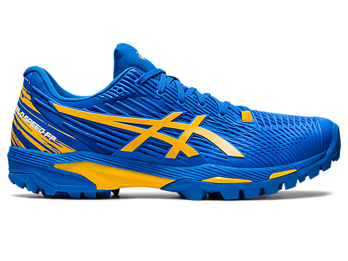 Image 1 of 7 of Men's Electric Blue/Sunflower FIELD SPEED FF Mens Hockey Shoes