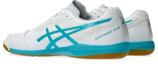 DESTAQUE K FF | WHITE/SEA GLASS | メンズ フットサルシューズ【ASICS ...