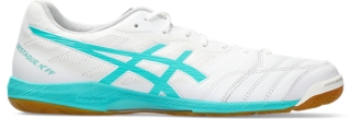 DESTAQUE K FF | WHITE/SEA GLASS | メンズ フットサルシューズ【ASICS