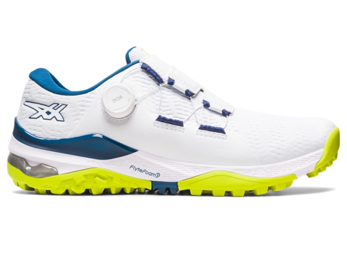 Men's GEL-KAYANO ACE BOA | White/Mako Blue | Golf Shoes | ASICS