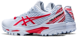 Women's FIELD SPEED FF | Soft Sky/Red Alert | Womens Hockey Shoes