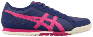 Pink and hot sale blue asics