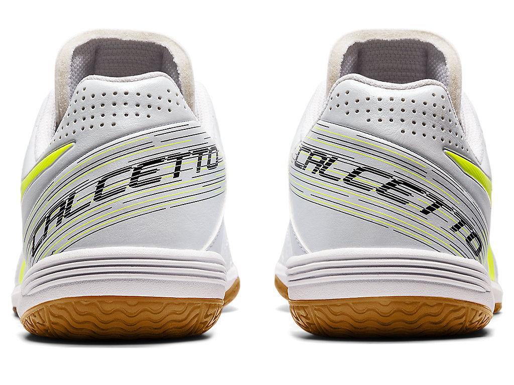 CALCETTO WD 8 | WHITE/SAFETY YELLOW | メンズ フットサルシューズ【ASICS公式通販】 CALCETTO WD 8 | WHITE/SAFETY YELLOW | メンズ フットサルシューズ【ASICS公式通販】