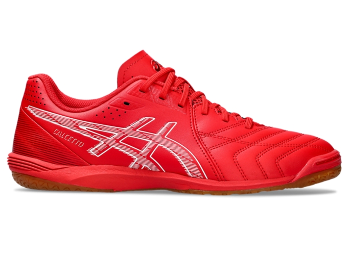 CALCETTO WD 9 WIDE Unisex CLASSIC RED WHITE Unisex Futsal Shoes ASICS Singapore