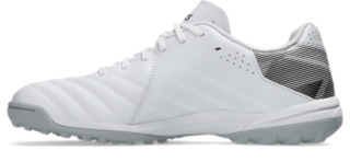 Image 4 of 8 of Unisex WHITE/GUNMETAL CALCETTO WD 9 TF WIDE Unisex Futsal Shoes