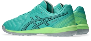 Image 3 of 8 of Unisex AURORA GREEN/MIDNIGHT CALCETTO WD 9 TF WIDE Unisex Futsal Shoes