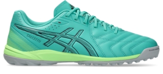 Image 8 of 8 of Unisex AURORA GREEN/MIDNIGHT CALCETTO WD 9 TF WIDE Unisex Futsal Shoes