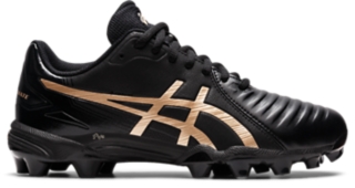 LETHAL ULTIMATE GS Kids Black Champagne Kids Football Shoes ASICS Australia