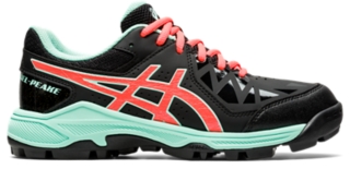 Unisex GEL-PEAKE GS | Black/Flash Coral | Cricket | ASICS Australia