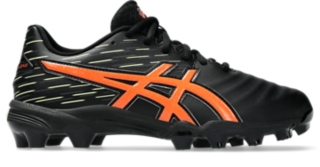 LETHAL BLEND GS Kids Black Nova Orange Kids Football Shoes ASICS Australia