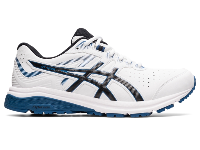 all white leather asics