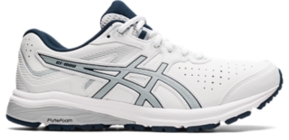 Men's GT-1000 LEATHER (4E EXTRA WIDE) | White/Piedmont Grey | Training ...