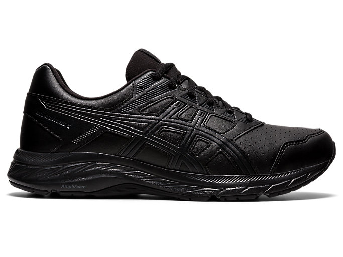 Image 1 of 6 of Men's Black/Graphite Grey GEL-CONTEND 5 SL FO Men's Running Shoes