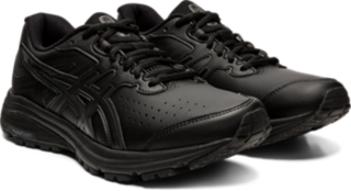 All Black Leather Asics | atelier-yuwa.ciao.jp