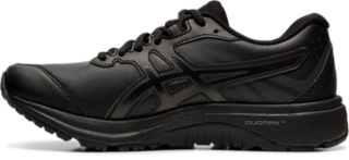 GT 1000 LEATHER D WIDE Women Black Black Womens Training Shoes ASICS Australia