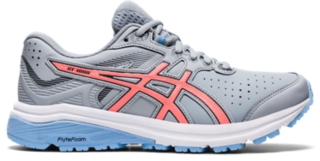 GT 1000 LEATHER D WIDE Women Piedmont Grey Sun Coral Womens Training Shoes ASICS Australia