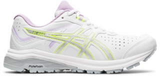 Women's GT-1000 LEATHER (D WIDE) | White/Pure Silver | Training & Gym ...