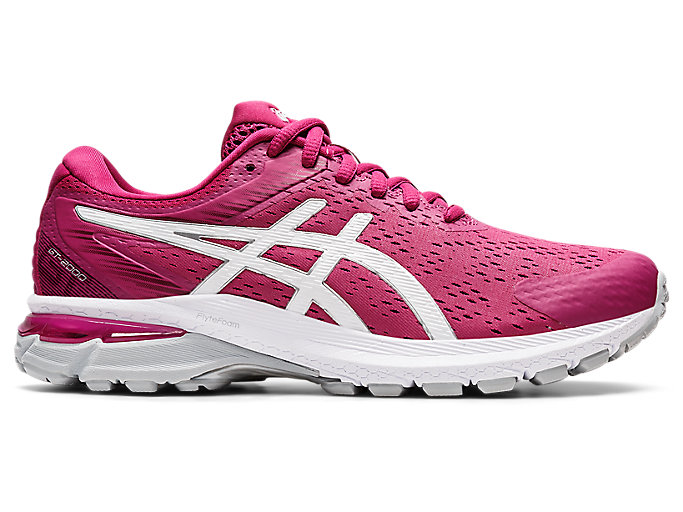 Image 1 of 7 of Women's Fuchsia Red/White GT-2000 SX (D WIDE) Womens Walking Shoes