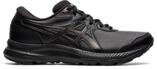 Women's GEL-CONTEND WALKER WIDE | Black/Black | Running Shoes | ASICS