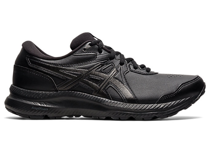 Alternative image view of GEL-CONTEND SYNTHETIC LEATHER (D WIDE),  Black/Black