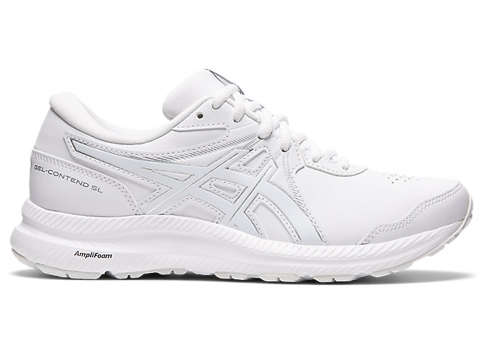 Image 1 of 7 of Women's White/White GEL-CONTEND SL Women's Running Shoes