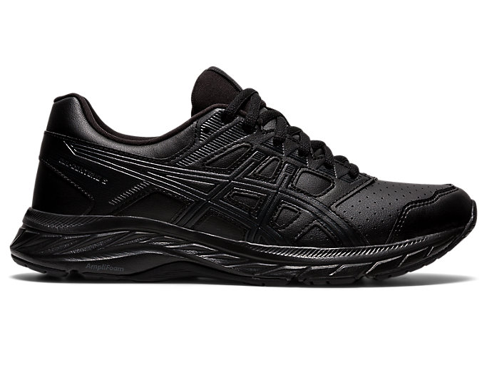 Image 1 of 7 of Women's Black/Graphite Grey GEL-CONTEND 5 SL FO Chaussures running pour enfants