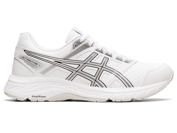 Women's GELCONTEND 5 SL FO White Running Shoes ASICS