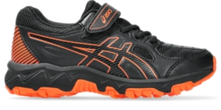 GEL TRIGGER 12 TX PS Kids Black Nova Orange Kids Pre School Shoes K10 3 ASICS Australia