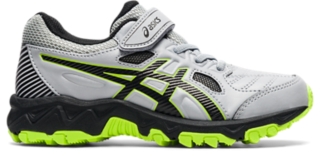 GEL TRIGGER 12 TX PS Kids Piedmont Grey Black Kids Pre School Shoes K10 3 ASICS Australia