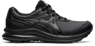 Asics black shop school shoes