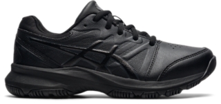 Black asics on sale school shoes