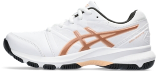 Asics white outlet and rose gold