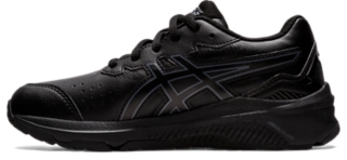 Asics black 2024 leather sneakers