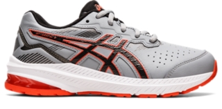 Asics black deals leather school shoes