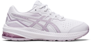 GT 1000 SYNTHETIC LEATHER 2 GS Kids White Dusk Violet Kids Grade School Shoes 1 7 ASICS Australia