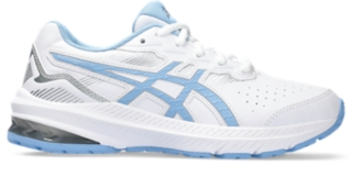 GT 1000 SYNTHETIC LEATHER 2 GS Kids White Blue Bliss Kids Grade School Shoes 1 7 ASICS Australia