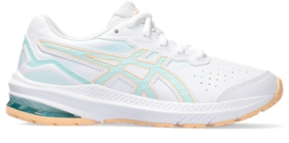 GT 1000 SYNTHETIC LEATHER 2 GS Kids White Aquamarine Kids Grade School Shoes 1 7 ASICS Australia