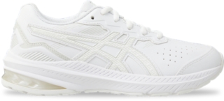 Asics white school shoes hotsell