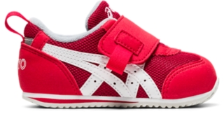 asics shoes kids red