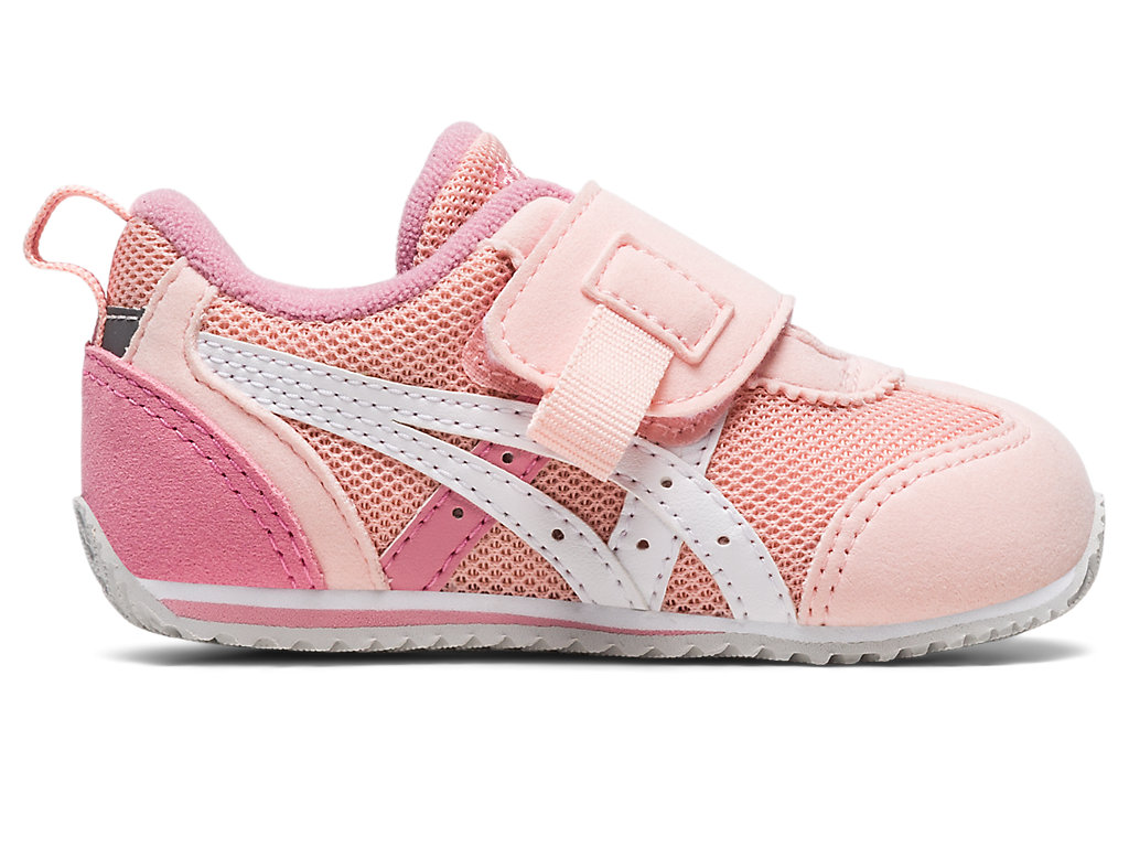 アイダホ BABY KT-ES サーモンピンク×ホワイト キッズ スクスク【ASICS公式】 pop mini キッズ スニーカー 14センチ