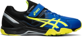 asics blue and yellow