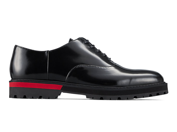 UNISEX THE ONITSUKA™ OXFORD | Black/Classic Red | Shoes | Onitsuka Tiger