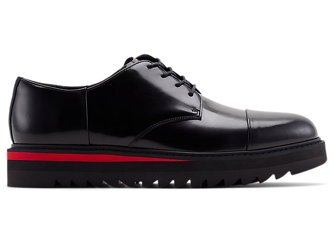 Men's THE ONITSUKA™ DERBY | Black/Classic Red | Shoes | Onitsuka Tiger
