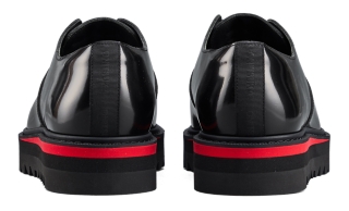 THE ONITSUKA LACE-UP LO BLACK/CLASSIC RED 1181A394